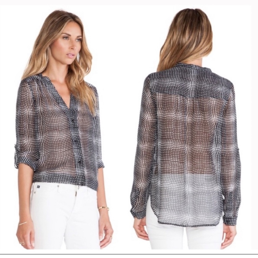 Diane Von Furstenberg Harlow Silk Blouse